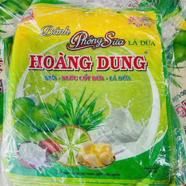 Bánh tráng sữa lá dứa