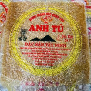 Bánh tráng mè gừng chay