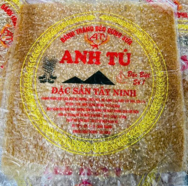 Bánh tráng mè gừng chay