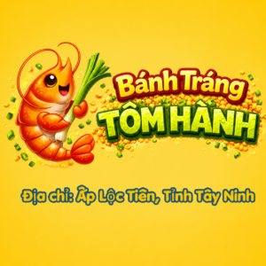 Bánh tráng tôm hành An Na - sản phẩm bánh tráng ăn vặt